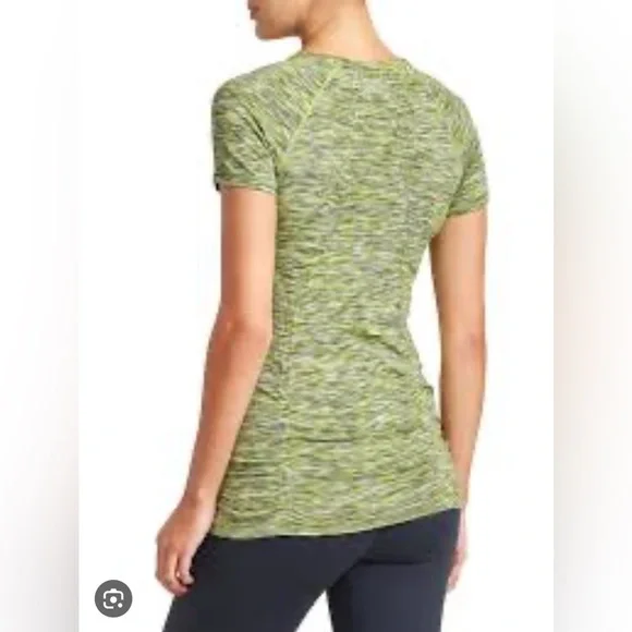 Athleta Women’s Fastest Track Tee Blue Space Dye Size XS - Picture 6 of 6